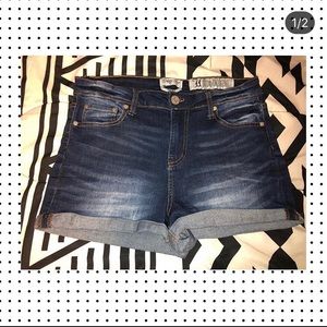 Denim shorts